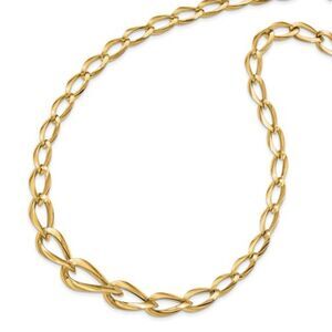 Leslie's 14K Polished Fancy Link Necklace